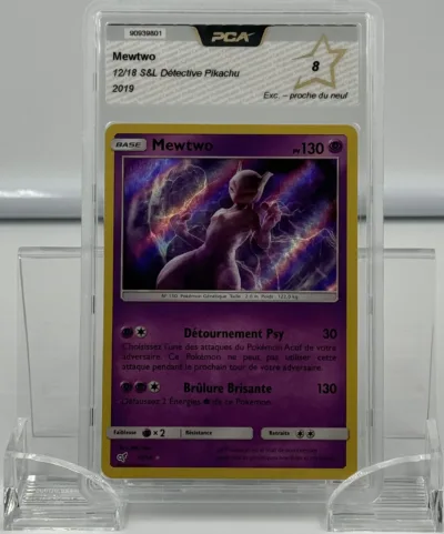 Alternative view of Mewtwo 12/18 S&L Détective Pikachu 2019 - PCA 8
