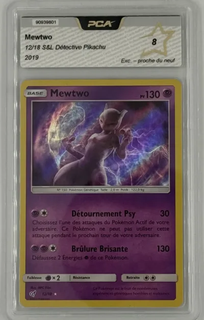 Mewtwo 12/18 S&L Détective Pikachu 2019 - PCA 8