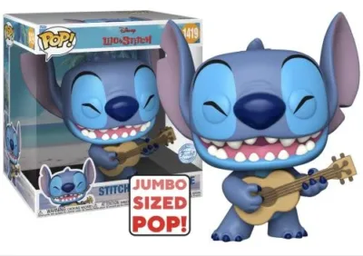 LILO & STITCH - POP Jumbo N° 1419 - Stitch avec Ukelele