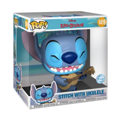 Alternative view of LILO & STITCH - POP Jumbo N° 1419 - Stitch avec Ukelele