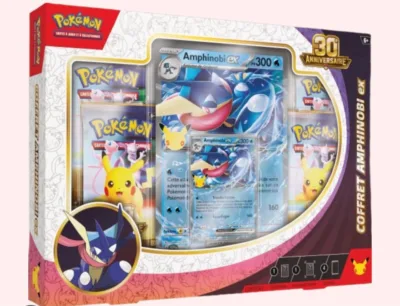 Pokémon Coffret 30 ème anniversaire Amphinobi EX - FR
